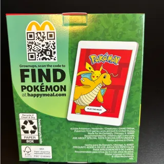 Photo of McDonald's Pokemon Happy Meal #2 Miraidon Box New Unopened Toy inside