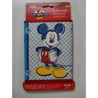 Photo of Disney Mickey Mouse Decorative Border Washable (5 yd. × 6.83 in.)