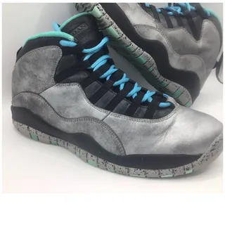 Photo of Nike Air Jordan 10 Retro Liberty Mens Size 9 Metallic Dust Teal 705178-045