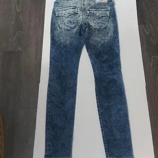 Photo of True Religion Bleached Skinny Jean 25 Casual Boho Grunge Festival Hippie Street