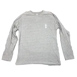 Photo of Tottenham Hotspur Shirt 3XL Gray Long Sleeve Embroidered Crest Raglan Spurs