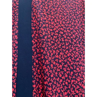 Photo of Michael Kors   Pink and Navy patterned sleeveless shift dress M