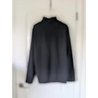 Photo of Starter Men’s L Black Pullover Fleece Sweatshirt 1/4 Zip Streetwear Gorpcore