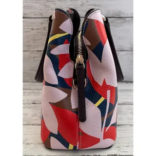 Photo of Kate Spade Women’s Medium Jackson Tropical Toss Pink Multi Satchel  