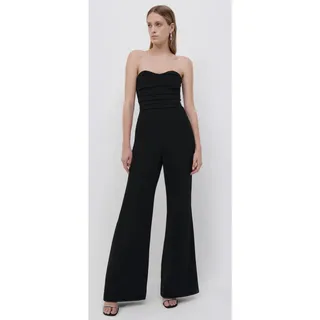 Photo of Jonathan Simkhai Rebecca Bustier Jumpsuit Women's 0 Black Strapless NWOT